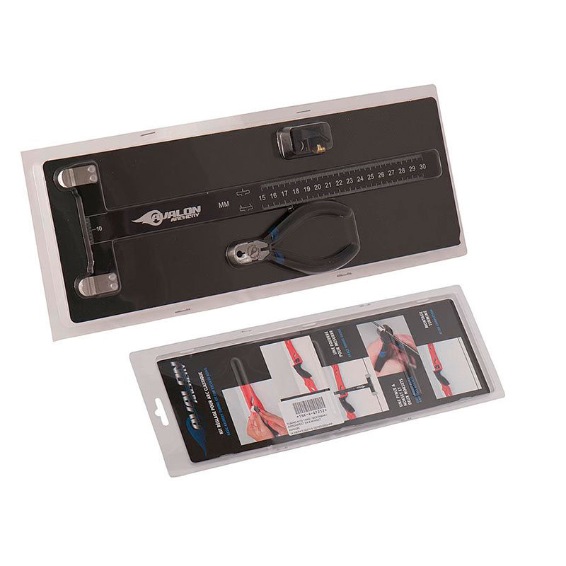 Fistmele Kit with Ruler, Pliers, Arrow Rest, and 2 Nocks Fistmele Kit with Ruler, Pliers, Arrow Rest, and 2 Nocks