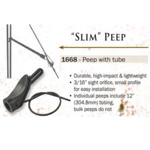 Hunter Peep 3/16" con alineador para caza con arco
