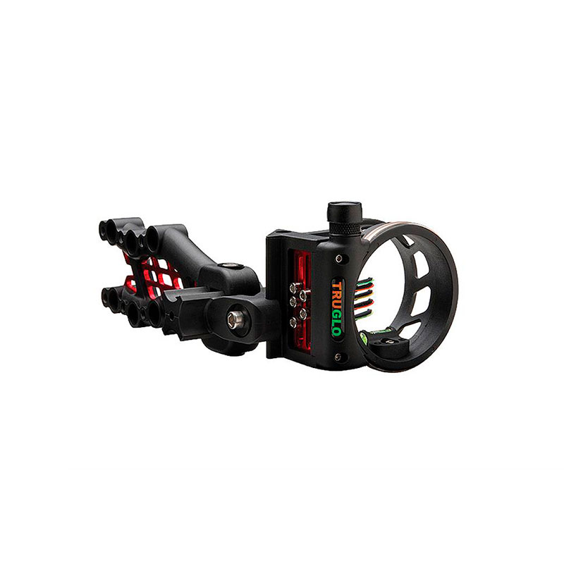 Truglo Carbon Hybrid Standard Hunting Sight with 5 Pins .019 RH Truglo Carbon Hybrid Standard Hunting Sight with 5 Pins .019 RH