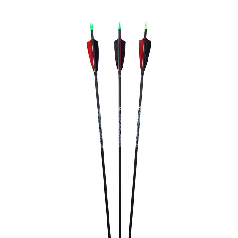 Bearpaw Black Natural Feathers Traditional Complete Arrow Bearpaw Black Natural Feathers Traditional Complete Arrow