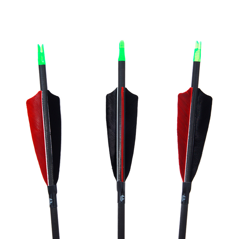 Bearpaw Black Natural Feathers Traditional Complete Arrow Bearpaw Black Natural Feathers Traditional Complete Arrow