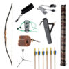 Kit de arco longbow tradicional niños