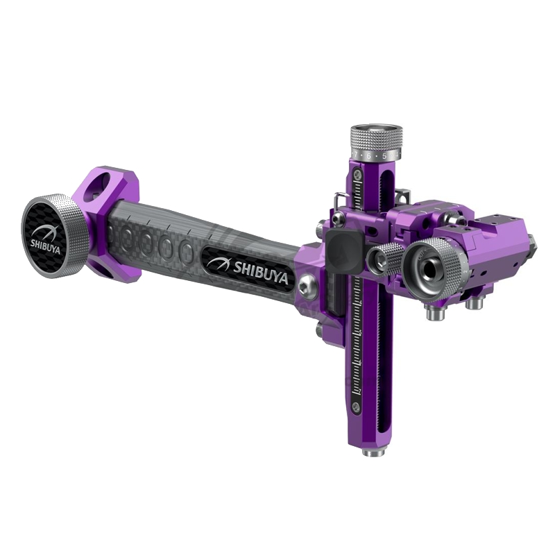 Visor de Precision Shibuya Ultima CP Pro 400-9-Carbon RH-LH-purpura