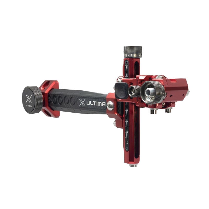 Visor de Precision Shibuya Ultima CP Pro 400-9-Carbon RH-LH-rojo