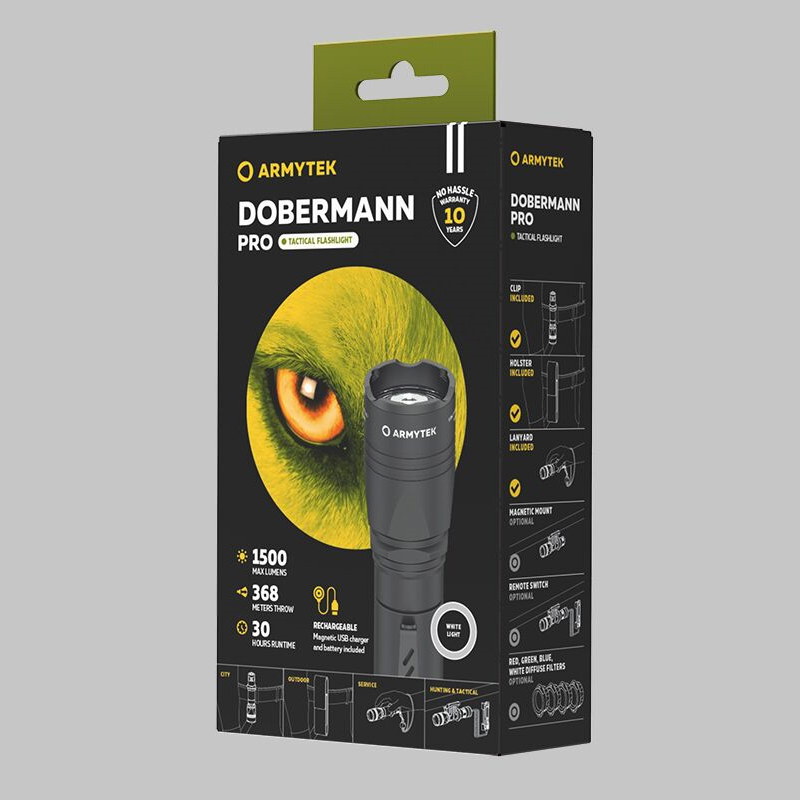 armytek dobermann pro caja