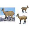 3D Target Female Mountain Goat SRT 100x94cm
