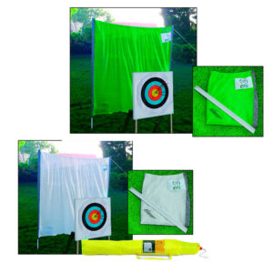 BACKSTOP NETTING COMPLETE WITH PILES ERA-GARDEN LOISIR / H 200cm x L 200cm / WHITE