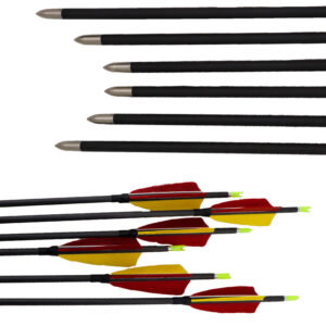 Flecha completa pluma natural 3" Zunder Arrow Hawk