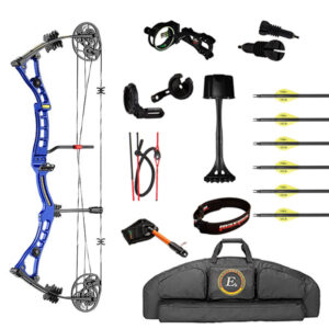 Ek Poelang Axis Compound Bow Kit RH 30–70 LBS 23–32" Blue