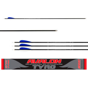 Flecha Completa Avalon Tyro 4.2 de iniciación con pluma natural 2.5"