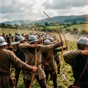 Arqueros ingleses longbow