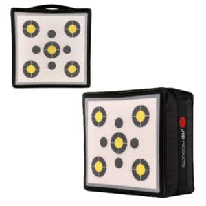 Producto: Parapeto portátil JVD Target Bag 60 x 60 cm para Arco hasta 60 lbs y 300 FPS