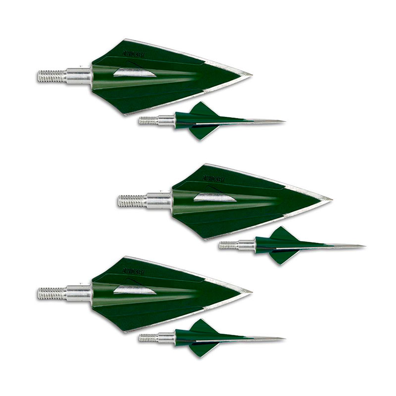 Punta de caza Zwickey Eskilite Broadhead 135 Grains con rosca (3u) Punta de caza Zwickey Eskilite Broadhead 135 Grains con rosca (3u)